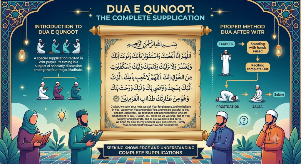 Dua e Qunoot: Complete Guide (Arabic, Meaning, and How to Recite It)