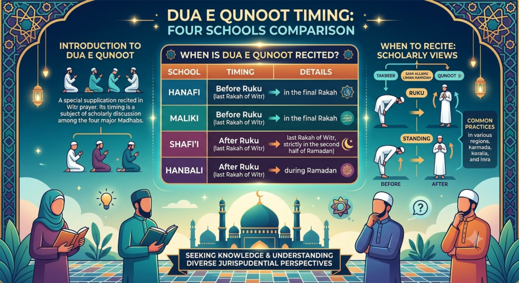 when is dua e qunoot recited